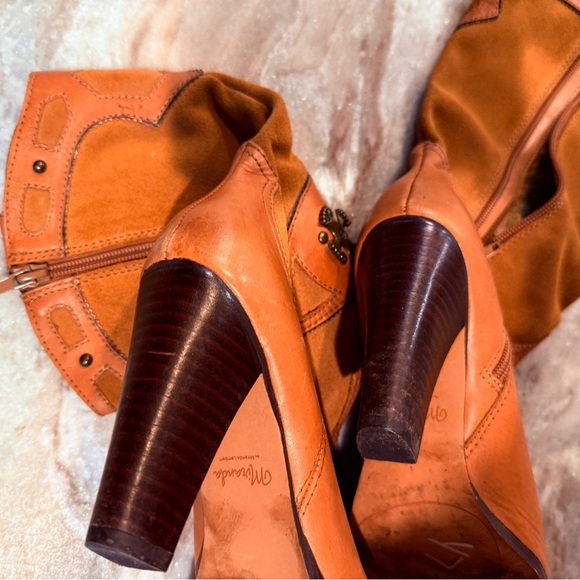 Women’s MIRANDA LAMBERT Candice western suede/leather boots- Size 6 - Picture 6 of 8